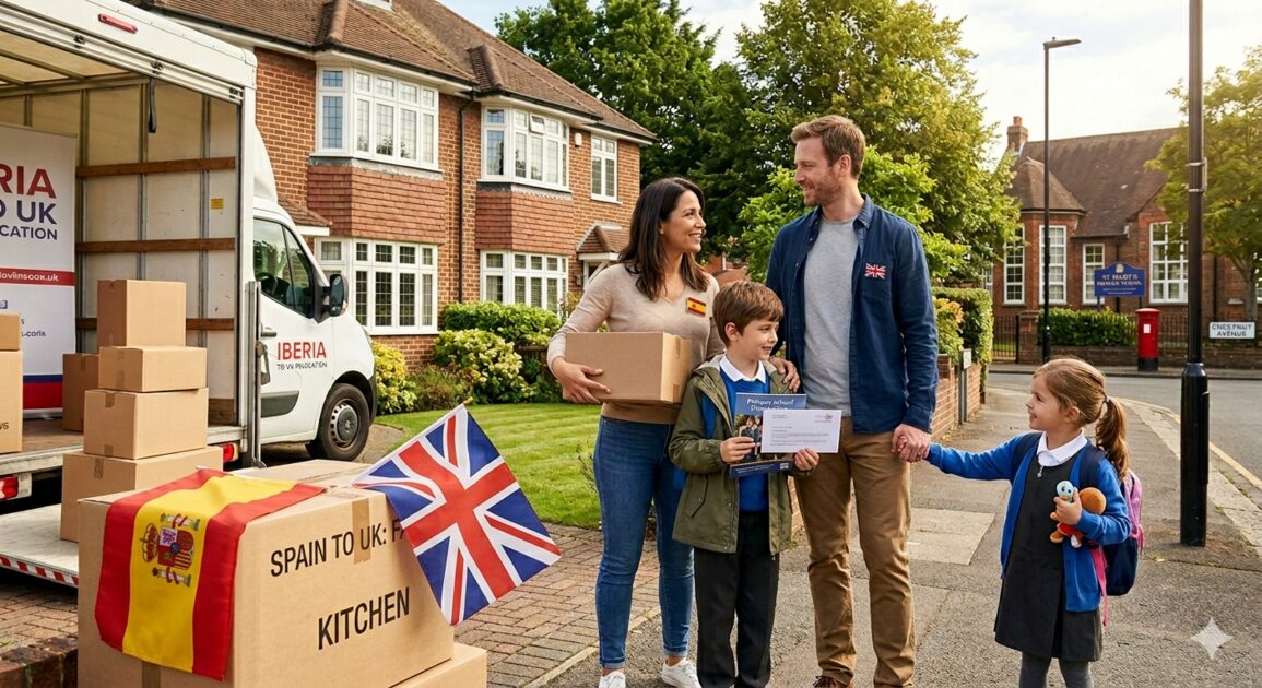 Moving to the UK from Spain with School-Age Children